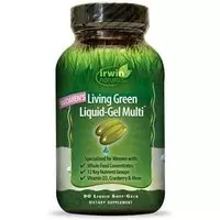 Irwin Naturals Living green liquid gel multi for women 90 Softgel