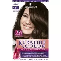 Schwarzkopf Keratine Color Haarverf 4.0 Donkerbruin 1 Set
