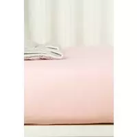 BIOLOGISCH KATOENEN hoeslaken - Ledikant Baby Rose nude 60x120 cm