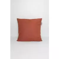 Kussensloop 100% biologisch katoen Terracotta