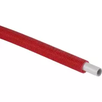Uponor Uni Pipe PLUS flexibele meerlagenbuis in mantelbuis - 16 x 2 mm 75 meter rood