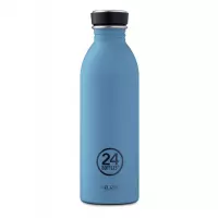 24 Bottles - Urban Bottle 0,5 L - Stone Finish - Powder Blue (24B700)
