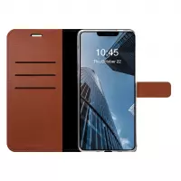Valenta - Leather Book Case Classic iPhone 13 Pro Max | Bruin
