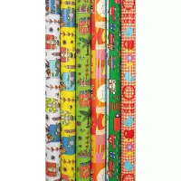Luxe cadeaupapier inpakpapier voor kinderen 3 - 200 x 70 cm - 5 rollen