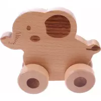 Jouéco Houten Olifant Op Wielen