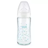 NUK Brede halsfles SERENITY + Glas 240ml 0-6m M Gemengd