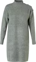 YEST Ayva Jurk - Dark Grey/Melange - maat 36