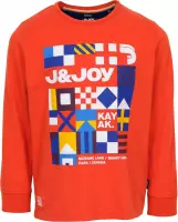 J&JOY - T-shirt Mannen Moraine Lake Orange