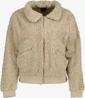 TwoDay korte dames teddy jas - Beige - Maat XL