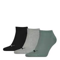 Puma Unisex Sneaker Plain Balsam Green/ Grey Melange Black 3-Pack-35/38