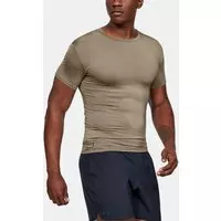 Under Armour HG Tactical Compression Tee 1216007-499, Mannen, Bruin, T-shirt maat: XXL