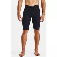 Heren Under Armour RUSH HeatGear 2.0 Lange Shorts - Zwart - Maat XL