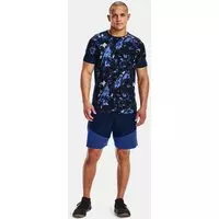 Under Armour Knit Woven Hybrid Shorts 1366167-408, Mannen, Marineblauw, Shorts, maat: M