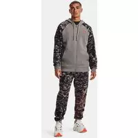 Herenjoggingbroek UA Rival Fleece Camo Script