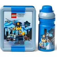Lunchset Lego City, Blauw - Polypropyleen - LEGO