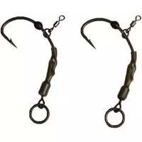 "PB Products - Ready Ronnie Rig | Onderlijn | Haakmaat 4 | 2 Stuks - "