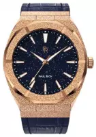 Paul Rich Frosted Star Dust Rose Gold FSD04-L Leather horloge 45 mm