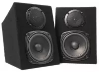 Monitor speakers - Fenton DMS40 DJ speakers 200W - Set van 2 stuks - Zwart