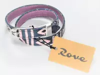 Kalfsleren ibiza-armband Santa Eulalia Unisex Blauw-roze