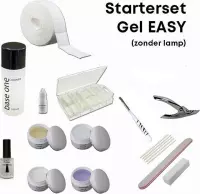 Easy Nails Gelnagels Starterspakket – Perfecte Nepnagels -  Set voor Gelnagels – 4 kleuren Gel – geschikt voor alle nageltypes