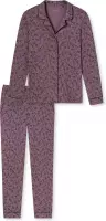 Schiesser Simplicity Vrouwen Pyjamaset - Mauve - Maat 46