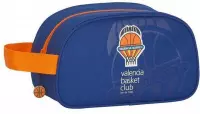Toilettas voor op School Valencia Basket Blauw Oranje