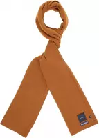 EAN | Fijn gebreide sjaal met TRESANTI logo cognac