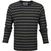 Anerkjendt - Akmiles Sweater Donkergroen - S - Regular-fit