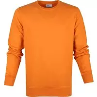 Colorful Standard - Sweater Organic Oranje - S - Regular-fit