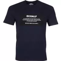 Ecoalf - Natal T-Shirt Label Navy - M - Modern-fit