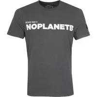 Ecoalf - Natal T-Shirt No Planet Antraciet - M - Modern-fit