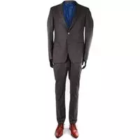 Suitable - Kostuum Bruin Serge - 46 - Tailored-fit