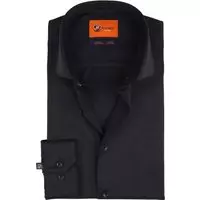 Suitable - Overhemd Black - 38 - Heren - Slim-fit