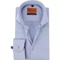 Suitable - Overhemd Blauw 199-3 - 38 - Heren - Slim-fit