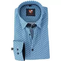 Suitable - Overhemd Blue 149-7 - 38 - Heren - Slim-fit