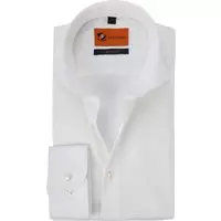 Suitable - Overhemd Strijkvrij Ecru - 38 - Slim-fit