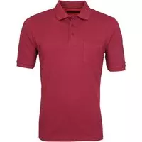 Suitable - Poloshirt Boston Bordeaux - S - Modern-fit