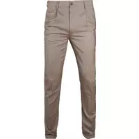 Suitable - Premium Pantalon Rimini Bruin - 46 - Slim-fit