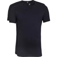 Suitable - T-shirt 2-Pack O-Neck Navy - S - Modern-fit