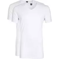 Suitable - V hals 2-Pack Bamboe T-Shirt - S - Modern-fit