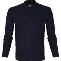 Blue Industry - Zip Vest Donkerblauw - S - Modern-fit