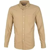 Colorful Standard - Overhemd Khaki - S - Heren - Modern-fit