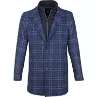 Suitable - Geke Coat Ruit Blauw - 48 - Modern-fit