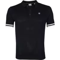Blue Industry - Knit Polo Navy - S - Modern-fit