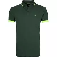 Suitable - Jos Polo Donkergroen - S - Modern-fit