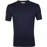Suitable - Prestige T-shirt Knitted Navy - M - Modern-fit