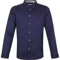 Anerkjendt -  Overhemd Aklukas Indigo Blauw - S - Heren - Modern-fit