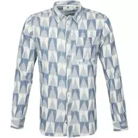 Anerkjendt -  Overhemd Aklouis Blauw - S - Heren - Modern-fit