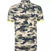 Blue Industry - Polo Army Multicolour - S - Modern-fit
