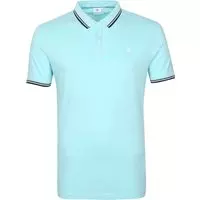 Blue Industry - Polo Stretch M24 Aquablauw - M - Modern-fit